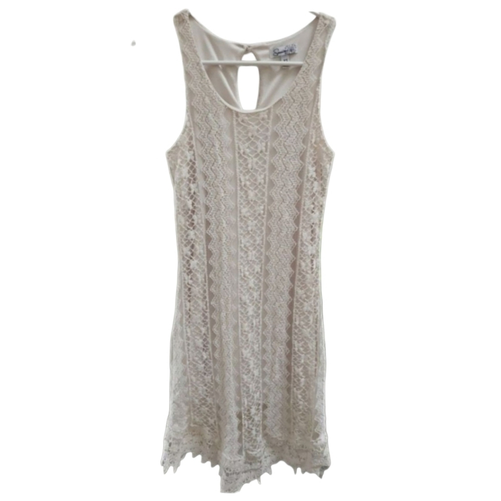 SPEECHLESS WHITE DRESS XS